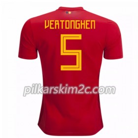 Koszulka Belgia Vertonghen 5 Główna Mistrzostwa Świata 2018 - Koszulki Piłkarskie